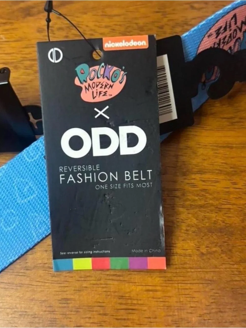 Rocko's Modern Life Blue Logo Belt